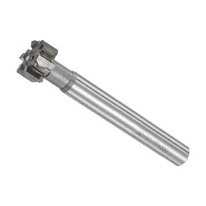 T-Slot Milling Cutters, 6 Flutes 0.8" Cutting Dia 0.4" Depth, Straight Tungsten Carbide Tip T-Slot End Mill - (Applications: for Copper Milling)