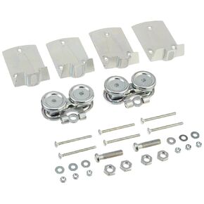 Stanley N183-905 National Hardware Rail Hanger, 225 Lb, Steel/Delrin Bearings