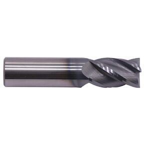 BestParts High Performance Solid Carbide End Mill, AlTiN Coated, 4 Flute, 30 Degree Helix, 7/8" Cutting diameter, 7/8" Shank diameter, 1-1/2" Length of Cut, 4" Overall Length, Square End