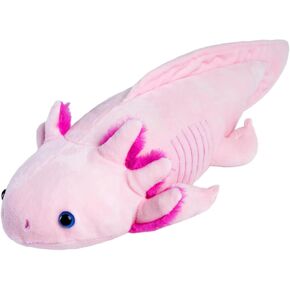 Axolotl Plush - Soft Axolotl Stuffed Animal Plush Toy,19 Inch Cute Salamander Plush Pillow, Kawaii Plushie Toy, Axolotl Gifts for Kids and Youth (Blue)