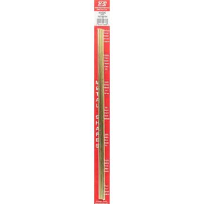 K&S 9866 Round Brass Rod, 3.5mm OD x 300mm Long, 3 Pieces, Made in The USA