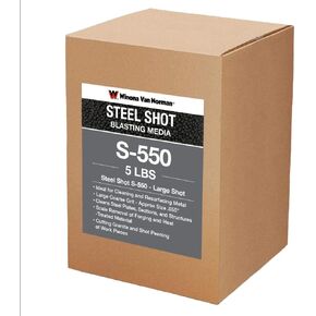Steel Shot S-550 - Blasting Media - Large Shot Size (15lb)