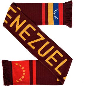 Venezuela Soccer Knit Scarf