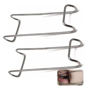 2 Pcs Columbia Lip & Cheek Retractor 5.5" Dental Mouth Opener Orthodontic Instruments