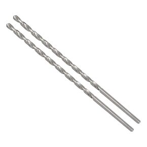 High Speed Steel Twist Drill Bits, 4.5mm Diameter 200mm Length, Straight Twist Jobber Drill Bit - (Applications: for Metal Woodwork Plastic Aluminum), 5Pieces