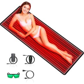 Red Light Therapy for Neck, 660nm Red Light and 850nm Near Infrared Light Therapy Belt for Body Shoulder Chin Neck Hand Wrist with Timer Wearable Red Light Therapy Wrap Chin Strap Unisex in Kuwait