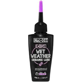 Muc-Off eBike Wet Chain Lube, 1.7 fl oz - Bike Lube, Bike Chain Oil, Chain Wax for Dry Weather Conditions - Bike Lubricant for Electric Bikes
