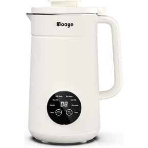 35oz/1000ml Nut Milk Maker with Nut Milk Bag - 8 in 1 Automatic Soy Machine for Homemade Almond, Oat, Soy Milk Machine - 10 Blades, 12 Hours Timer, Self-Cleaning Dairy-Free Beverages Maker