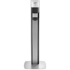 PURELL MESSENGER Floor Stand with ES8 Automatic Dispenser, Graphite (Pack of 1) - 7318-DS-SLV