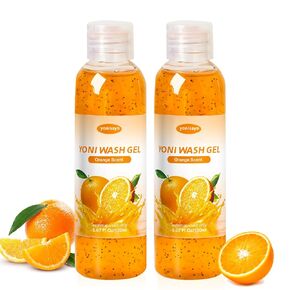 2 PCS Yoni Wash, Natural Feminine Wash for Women Ph Balance, Yoni Body Wash Vaginal Wash for Intimate Moisturizing Deodorant Remove Odor, Strawberry Scent