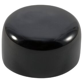 Caplugs VC-750-8 VC Series – Plastic Round Cap 500 Pack, Black Vinyl, 0.75" W x 0.5" L Protective Closures, Thread Protectors, Dust and Moisture Seals, Masking, Plating, Color Coding (99190182)