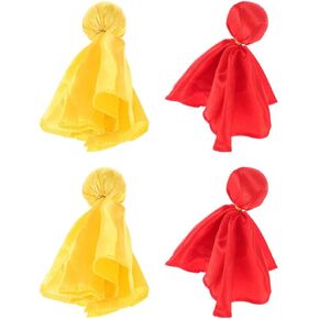 Football Referee Penalty Flags: 4pcs Yellow Red Tossing Flags Football Game Penalty Flag Set - Football Referee Challenge Flags Sports Accessory - Official Penalty Flag Tossing Flags
