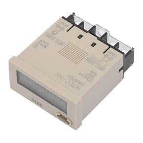 Pulse Counter, Counter,Dc,H7EC NV DC 3-36V Digital Electrical Counter Totalizer with 8-Digit LCD Display