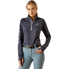 ARIAT womens Tek Team 1/2 Zip Sweatshirt