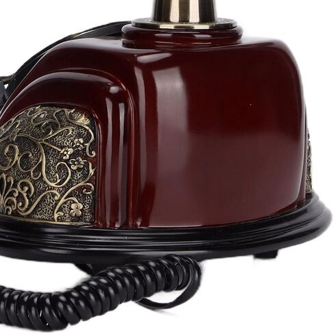 Dilwe Retro Antique Phone, Vintage Telephone European Landline Old Fashion Wired Fixed Telephone for Home Office Cafe Bar Decoration in Saudi Arabia