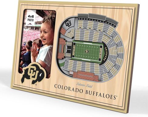 إطار صورة YouTheFan NCAA Colorado Buffaloes 3D StadiumView - حقل فولسوم in Saudi Arabia