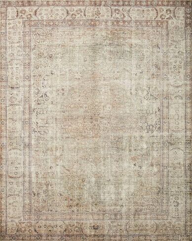 مجموعة Loloi II Margot Collection MAT-01 عتيقة/حكيمة 8'-6" x 11'-6"، 0.38 بوصة سميكة، سجادة منطقة، feat.CloudPile، ناعمة، متينة، مطبوعة، ميدالية، كومة منخفضة، غير قابلة للتساقط، سهلة سجادة غرفة المعيشة نظيفة in Kuwait