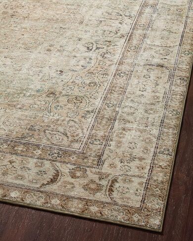 مجموعة Loloi II Margot Collection MAT-01 عتيقة/حكيمة 8'-6" x 11'-6"، 0.38 بوصة سميكة، سجادة منطقة، feat.CloudPile، ناعمة، متينة، مطبوعة، ميدالية، كومة منخفضة، غير قابلة للتساقط، سهلة سجادة غرفة المعيشة نظيفة in Kuwait