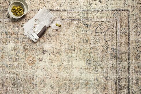 مجموعة Loloi II Margot Collection MAT-01 عتيقة/حكيمة 8'-6" x 11'-6"، 0.38 بوصة سميكة، سجادة منطقة، feat.CloudPile، ناعمة، متينة، مطبوعة، ميدالية، كومة منخفضة، غير قابلة للتساقط، سهلة سجادة غرفة المعيشة نظيفة in Kuwait