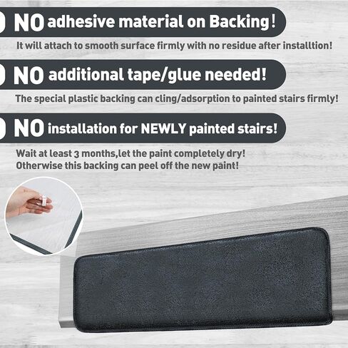PURE ERA Carpet Stair Treads Ultra Plush 9.5" X 30"Soft Bullnose Indoor Stair Protectors Pet-Friendly Non-Slip Skid Resistant Tape Free Washable Reusable(2 Pieces,Dark Gray) in Kuwait