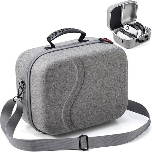Large Carrying Case for Meta Oculus Quest 3, Hard Shell Travel Case Compatible with Battery Head Strap, Controllers and Other Accessories, Lightweight and Portable for Travel and Home Storage in Saudi Arabia