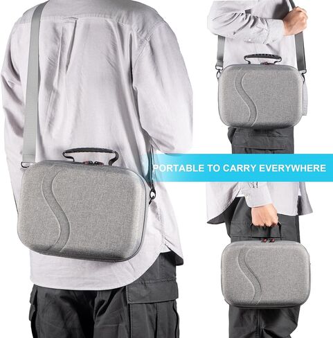 Large Carrying Case for Meta Oculus Quest 3, Hard Shell Travel Case Compatible with Battery Head Strap, Controllers and Other Accessories, Lightweight and Portable for Travel and Home Storage in Saudi Arabia