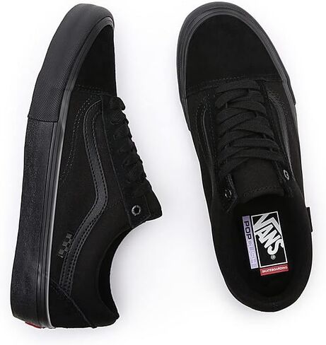 حذاء تزلج رجالي من Vans Old Skool، أسود/أسود، مقاس 8.5 in Saudi Arabia