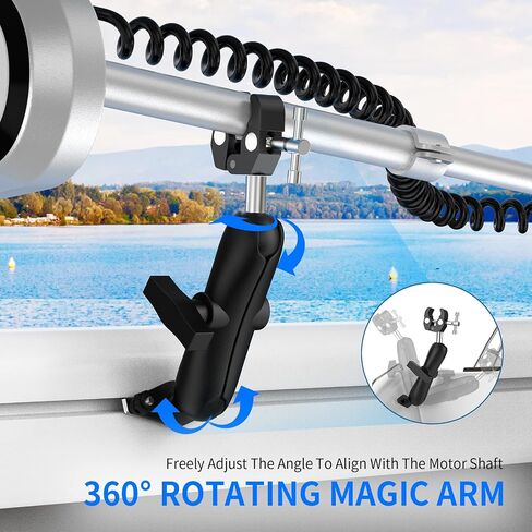 Heavy Duty Trolling Motor Stabilizer-Quick Release, for RAM Mount Trolling Motor Stabilizer, Versatrack, Lund, Lowe, Ranger Track Systems in Kuwait