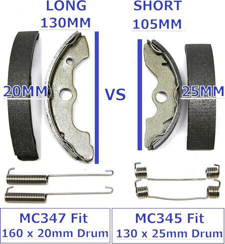 Master Chen Rear Brake Shoes Pads for Honda Brakes Fourtrax TRX 300 ATC 250 MC0371 in Saudi Arabia