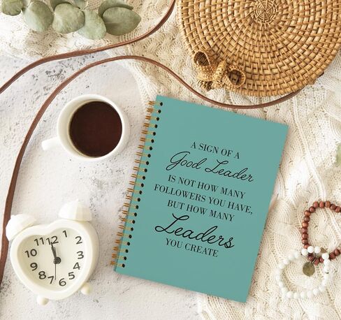Leader Appreciation Gift Journal - Thank You Gifts for Boss Supervisor Manager Mentor Retirement Leaving, Leadership Gifts, A Sign of a Good Leader, Hardcover Spiral Notebook 5.5 x 8.3 in Saudi Arabia