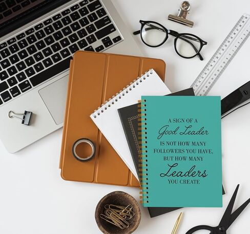 Leader Appreciation Gift Journal - Thank You Gifts for Boss Supervisor Manager Mentor Retirement Leaving, Leadership Gifts, A Sign of a Good Leader, Hardcover Spiral Notebook 5.5 x 8.3 in Saudi Arabia
