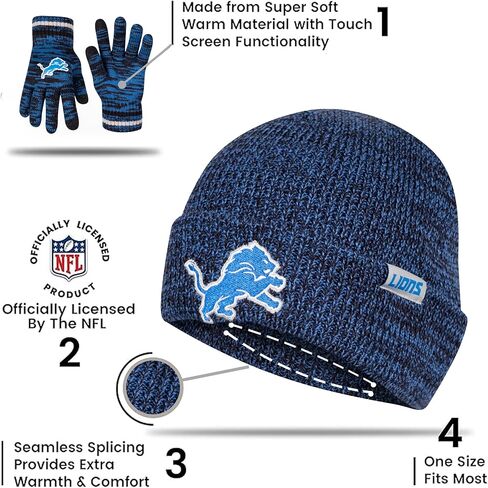 Ultra Game End Zone Hat Gloves Set in Saudi Arabia