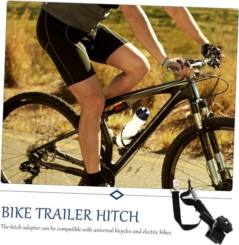 Universal Trailer Hitch Aluminum Linker Adapter Quick Hitch Adapter for Cycling and Pets Trailer Hitch Attachment in Saudi Arabia