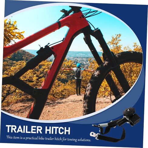 Universal Trailer Hitch Aluminum Linker Adapter Quick Hitch Adapter for Cycling and Pets Trailer Hitch Attachment in Saudi Arabia