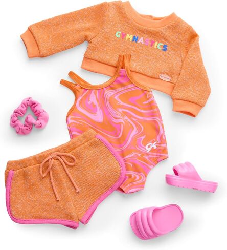 American Girl Lila's Gymnastics Practice Outfit for 18-inch Dolls (Girl of The Year 2024) in Saudi Arabia