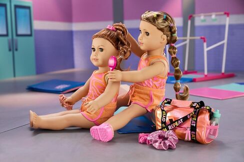 American Girl Lila's Gymnastics Practice Outfit for 18-inch Dolls (Girl of The Year 2024) in Saudi Arabia
