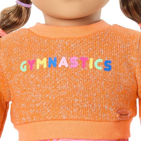 American Girl Lila's Gymnastics Practice Outfit for 18-inch Dolls (Girl of The Year 2024) in Saudi Arabia