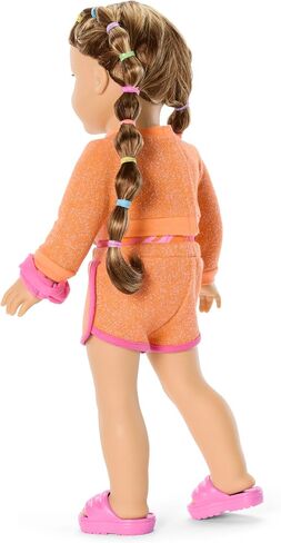 American Girl Lila's Gymnastics Practice Outfit for 18-inch Dolls (Girl of The Year 2024) in Saudi Arabia