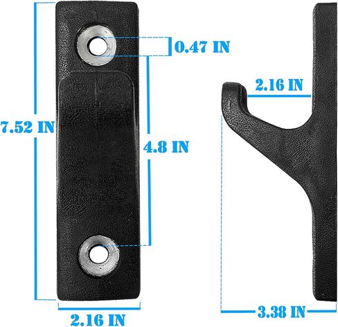 FUXIN Wall Mount Barbell Holder, Horizontal Barbells Rack, Olympic Bar Holder Weight Bars Rack Single Storage for Home Gym, 1 Pair in Saudi Arabia