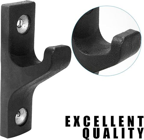 FUXIN Wall Mount Barbell Holder, Horizontal Barbells Rack, Olympic Bar Holder Weight Bars Rack Single Storage for Home Gym, 1 Pair in Saudi Arabia