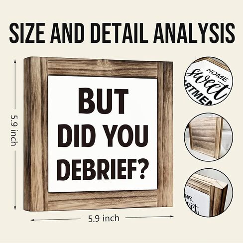 Office Decor Signs, But Did You Document It? Sign, Box Sign Wood Desk Sign Decor, Document Wood Sign, Work Decor Sign, Home Office Decor, Cubicle Decor, Office Wooden Box Sign 5.9 * 5.9 inches, in Saudi Arabia
