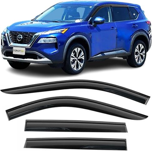 4 قطع من واقيات النوافذ الواقية من المطر من الشمس متوافقة مع 2016-2020 Toyota Tacoma Crew/Double Cab Pickup SUV Truck Accessories Snow Wind Deflector 194768 in Kuwait