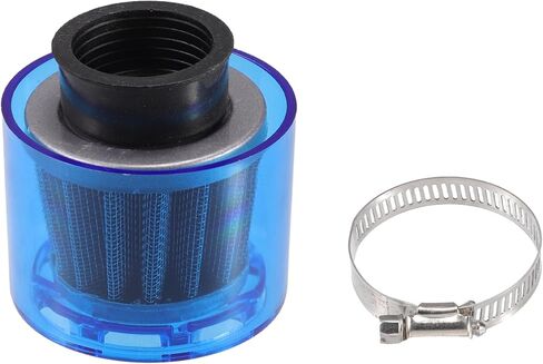 A ABSOPRO Air Filter Cleaner Straight 42mm/1.65" Motorcycle Filter for 110-125cc Most Motorcycles ATV Mopeds Dirt Bikes Race Bikes Blue in Saudi Arabia