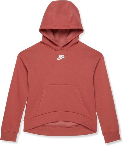 هودي صوف للفتيات من Nike NSW HBR Club (للأطفال الصغار/الأطفال الكبار) Canyon Rust/White LG (14-16 طفل كبير) in Saudi Arabia