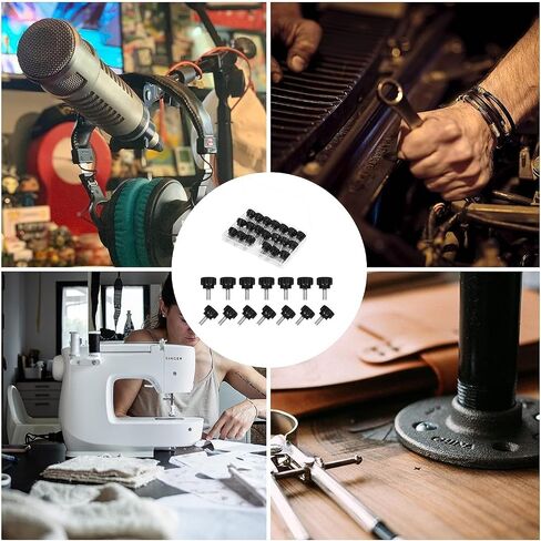 Knurled Thumb Screw for Saw Drill Press Lathe and Routing Jigs Packaging Machinery Printing Equipment Clamping Knobs Grip Threaded Hand Bolt Knobs M4 x 16mm 8pcs in Saudi Arabia