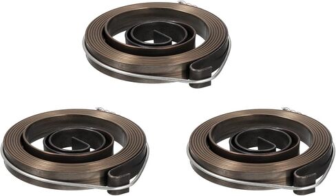 uxcell Drill Press Spring Drill Press Quill Feed Return Coil Spring Assembly Spring Steel Chemical Blackening Finish 680mm Expand Long 34 x 6 x 0.65mm 3 Pcs in Kuwait