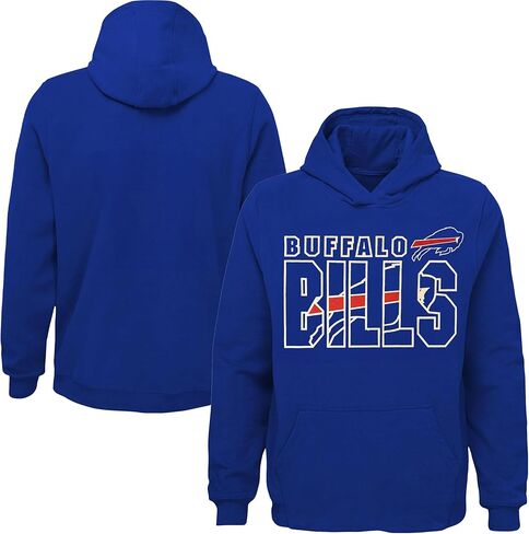 Outerstuff NFL Kids Youth 8-20 Official Team Color Game Day Touchdown Performance Primary Logo Long Sleeve Pullover Hoodie in Saudi Arabia