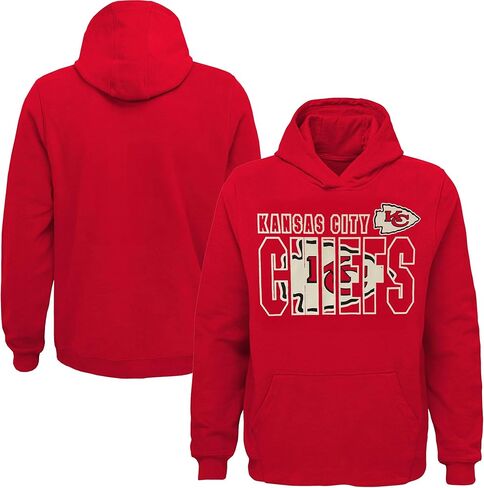 Outerstuff NFL Kids Youth 8-20 Official Team Color Game Day Touchdown Performance Primary Logo Long Sleeve Pullover Hoodie in Saudi Arabia