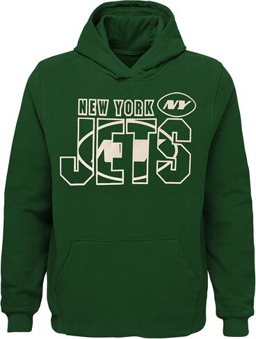 Outerstuff NFL Kids Youth 8-20 Official Team Color Game Day Touchdown Performance Primary Logo Long Sleeve Pullover Hoodie in Saudi Arabia