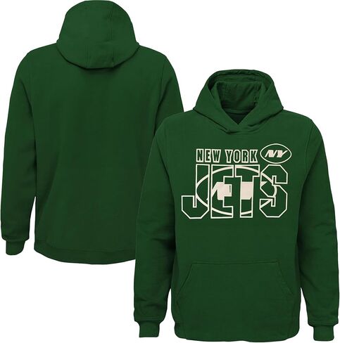 Outerstuff NFL Kids Youth 8-20 Official Team Color Game Day Touchdown Performance Primary Logo Long Sleeve Pullover Hoodie in Saudi Arabia